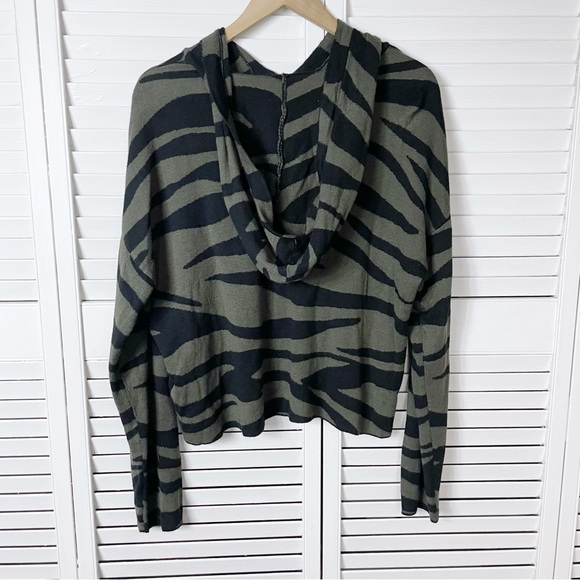 Anthropologie Kasia Zebra hoodie sweater - Picture 3 of 7